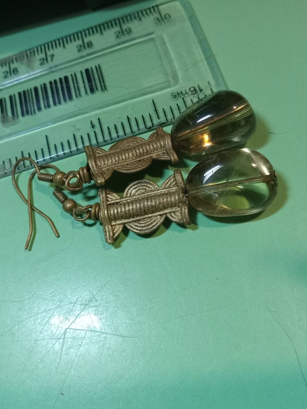 Citrine Arty Earrings